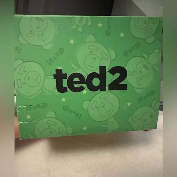 Pop Mart Ted 2 Plush Keychain Pendant Party Bear - Picture 4 of 8